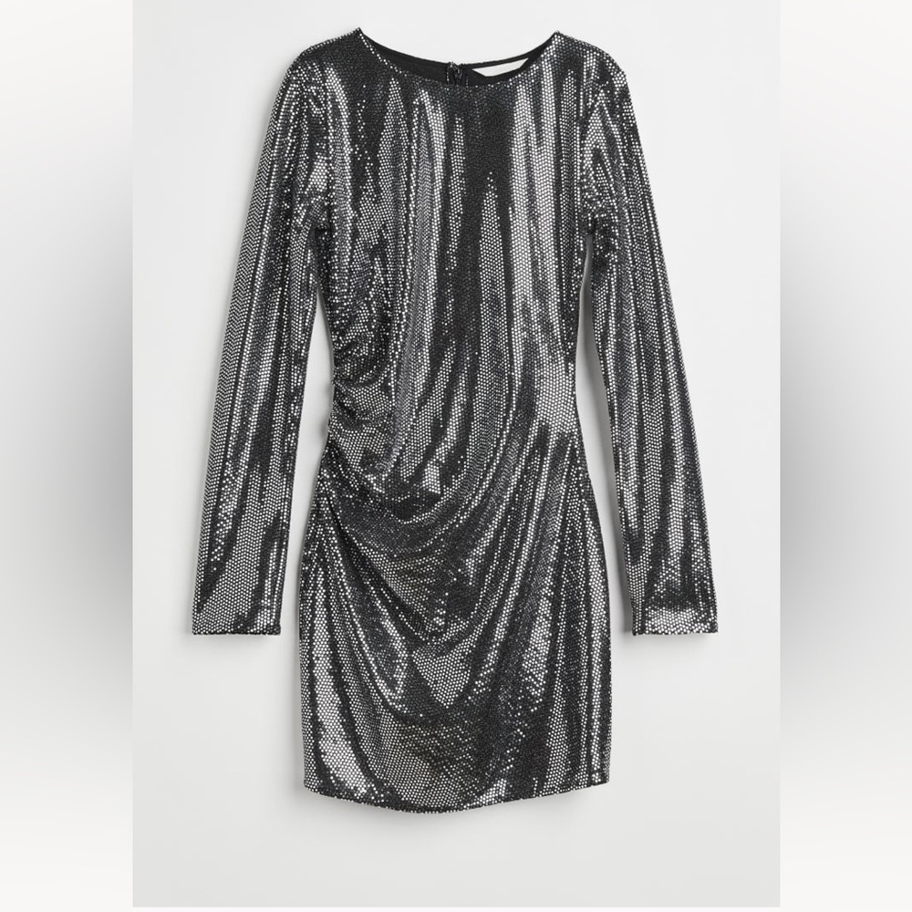 H & M XXL Sequined Bodycon Dress